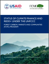status of climate finance and REDD+ in the UNFCCC